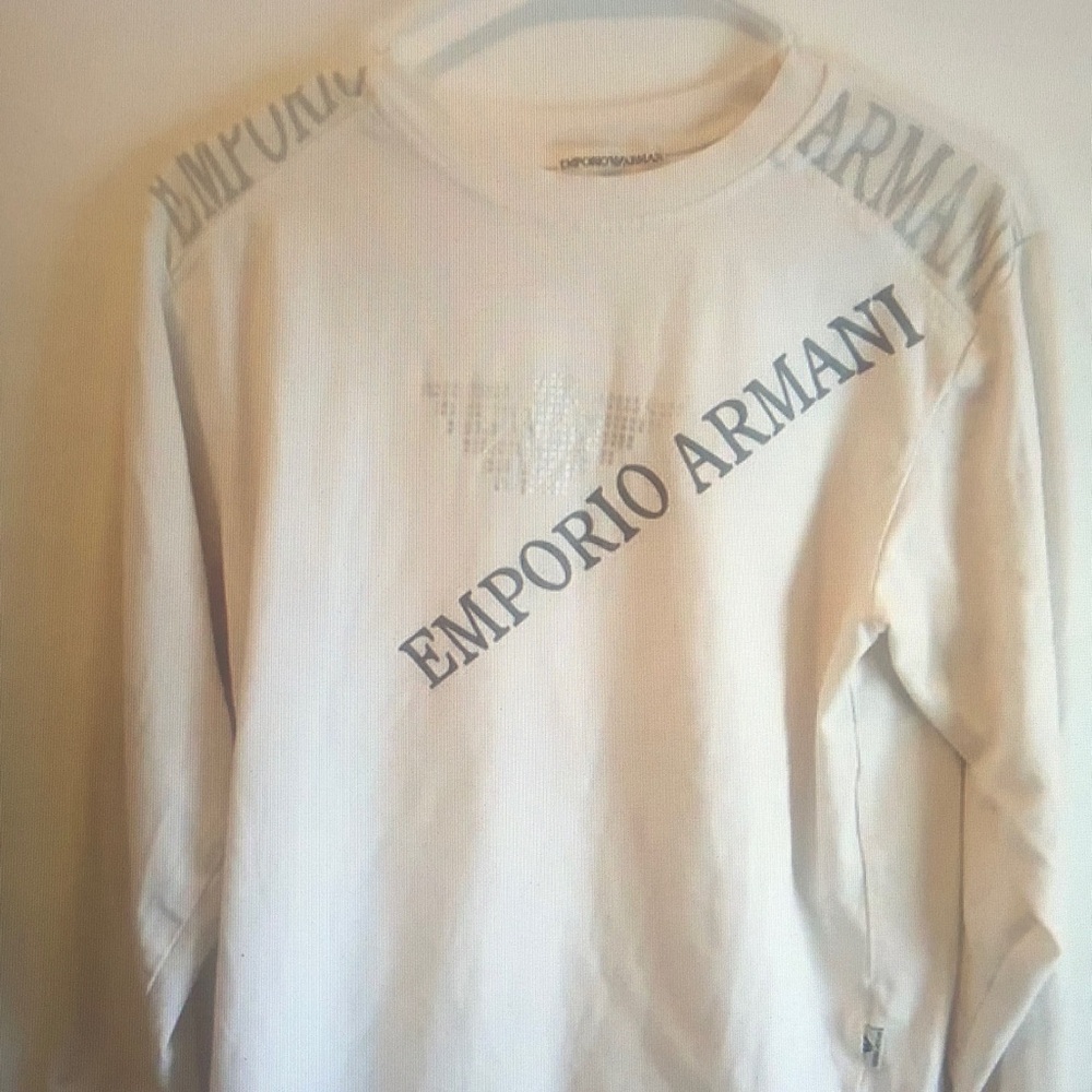 Emporio Armani Off-White Logo Sweatshirt